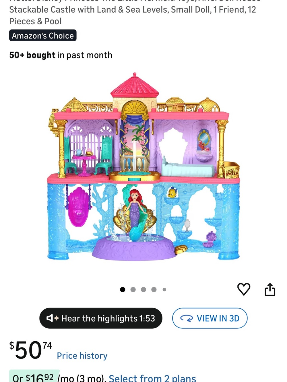 Disney - Ariel Dollhouse